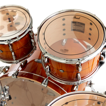 Pearl MCT924XEP/C840 Masters Maple Almond Red Stripe 4-Piece Shell Set - 4