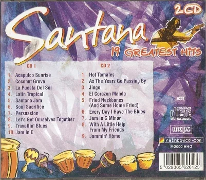 2-CD - Santana - 19 Greatest hits - 1