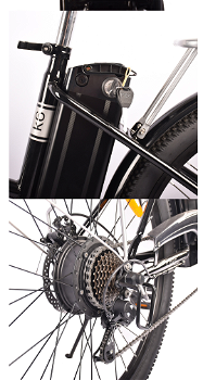 KAISDA K6 Electric City Bike 26 inch 36V 10Ah 350W Motor.. - 5