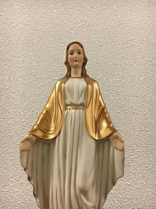 Maria in kleur, porselein , Heilige Maria