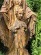 Maria met kind, vol steen oxidetuinbeeld-religie - 1 - Thumbnail