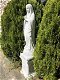 Moeder Maria Mother Mary, groot beeld-sokkel, stenen - 4 - Thumbnail