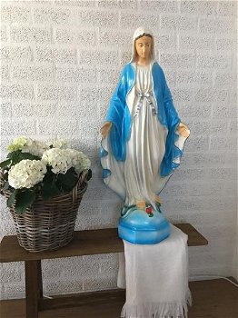Moeder Maria ,Mother Mary, groot polysteinen beeld - 0