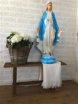 Moeder Maria ,Mother Mary, groot polysteinen beeld - 1