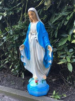 Moeder Maria ,Mother Mary, groot polysteinen beeld - 3
