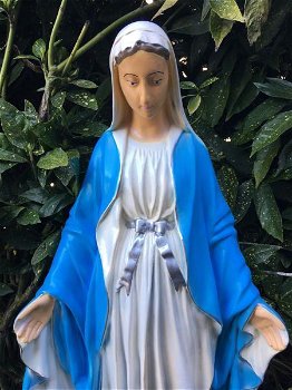 Moeder Maria ,Mother Mary, groot polysteinen beeld - 4
