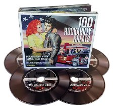 100 Rockabilly Greats – One Hundred Rough 'N' Ready Rockabilly Tracks  (4 CD) Nieuw/Gesealed