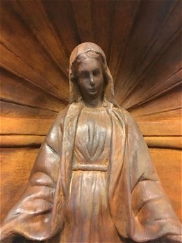 Mooi Maria beeld vol steen , oxid -bidkapel , tuinbeeld - 7