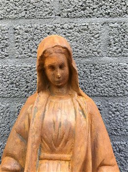 Mooi Maria beeld vol steen ,tuinbeeld ,graf ,decoratie - 3