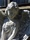 Mooie engel op zuil, vol steen,eye-catcheR,tuinbeeld - 3 - Thumbnail