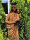 Prachtig Maria beeld , beeld op sokkel-oxide, tuinbeeld - 2 - Thumbnail