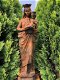 Prachtig Maria beeld , beeld op sokkel-oxide, tuinbeeld - 4 - Thumbnail