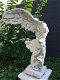 Prachtig massief Engel Nikè beeld op sokkel, engel ,tuin - 4 - Thumbnail