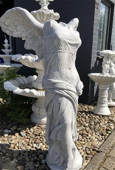 Prachtig massief Engel Nikè beeld, Accessoires ,tuinbeeld - 4