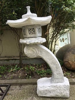 Rankei, stenen japanse lantaarn, XL-tuinlamp ,deco,tuin - 0