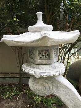 Rankei, stenen japanse lantaarn, XL-tuinlamp ,deco,tuin - 3