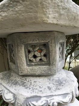 Rankei, stenen japanse lantaarn, XL-tuinlamp ,deco,tuin - 4