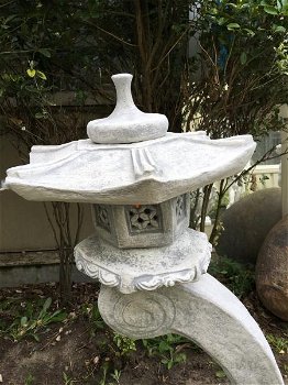Rankei, stenen japanse lantaarn, XL-tuinlamp ,deco,tuin - 6
