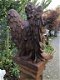 Uniek oxid Engelbeeld, knielende grote Engel,tuinbeeld - 6 - Thumbnail