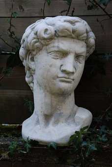 Apollo sculptuur van zwaar steen, groot-beeld-decoratie