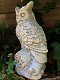 De grootste uilen soort in vol steen , uil ,-decoratie , tuin - 5 - Thumbnail