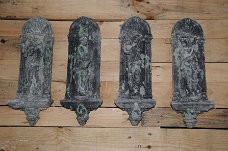 De vier jaar getijden,4 prachtige wandornamenten- beeld