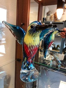 IJsvogel geheel glas, prachtig. , vogel , glas , kado