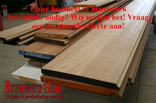 Copy gootlijst, gootklos of boeideel nodig? Wij maken het! - 1