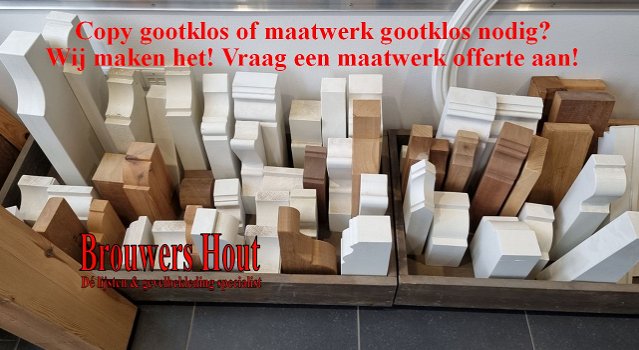 Copy gootlijst, gootklos of boeideel nodig? Wij maken het! - 4