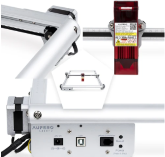 Aufero Laser 2 LU2-2 Laser Engraving Machine 10,000mm/min 24 - 4