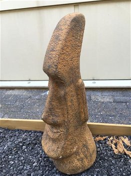 MOAI, groot stenen beeld, Paaseilanden , tuinbeeld , deco - 1