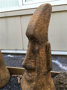 MOAI, groot stenen beeld, Paaseilanden , tuinbeeld , deco - 3