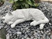 Slapende kat- levensecht dierenfiguur,poes ,kat , deco - 6 - Thumbnail