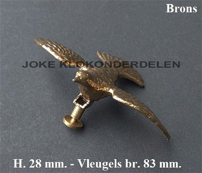 = Klokstel adelaartje = brons =47084 - 0