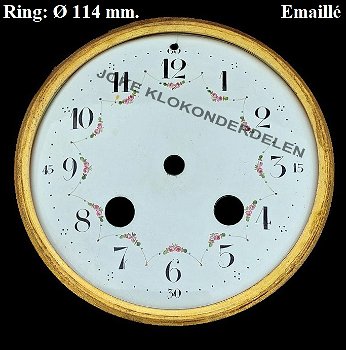 = Wijzerplaat + ring = Franse pendule =47081 - 0