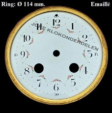 = Wijzerplaat + ring = Franse pendule =47081