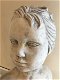 Vrouwelijk sculptuur vol steen,buste , beeld , tuin ,deco - 2 - Thumbnail