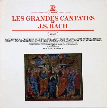 LP - BACH - Les Grandes Cantates - 0