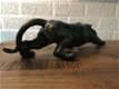 Panther beeldhouwkunst, ijze ,-brons, beeld - 1 - Thumbnail