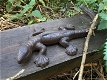 Salamander , hagedis gemaakt van gietijzer , hagedis - 2 - Thumbnail