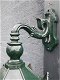 Buitenlamp Winkel , groen , keramische fitting en glas - 4 - Thumbnail