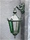Buitenlamp Winkel , groen , keramische fitting en glas - 5 - Thumbnail