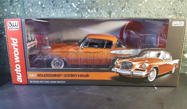 Studebaker Golden Hawk 1957 1:18 Auto World - 3