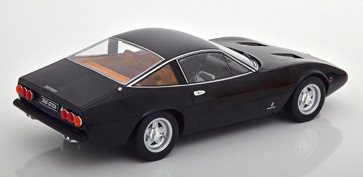 Ferrari 365 GTC 4 1971 zwart 1:18 KK Scale - 2