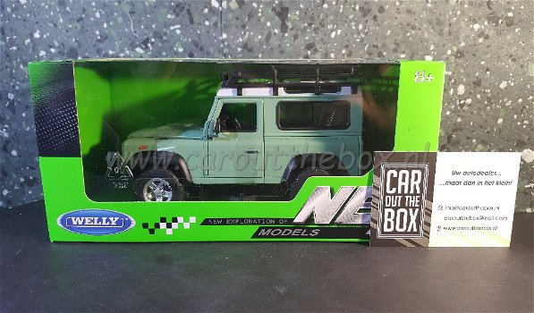 Land Rover Defender off road 1:24 Welly - 6