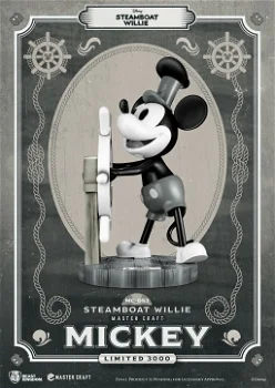 Beast Kingdom Steamboat Willie Master Craft Mickey Statue MC-053 - 0