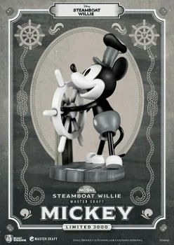 Beast Kingdom Steamboat Willie Master Craft Mickey Statue MC-053 - 1