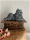 Pomeriaan hondenbeeld op urn als set of los beeldje te koop - 2 - Thumbnail