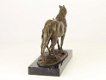 Een bronzen beeld van een paard en veulen , paard - 4 - Thumbnail