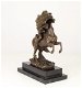 Een bronzen beeld van Napoleon op paard , brons , paard - 3 - Thumbnail